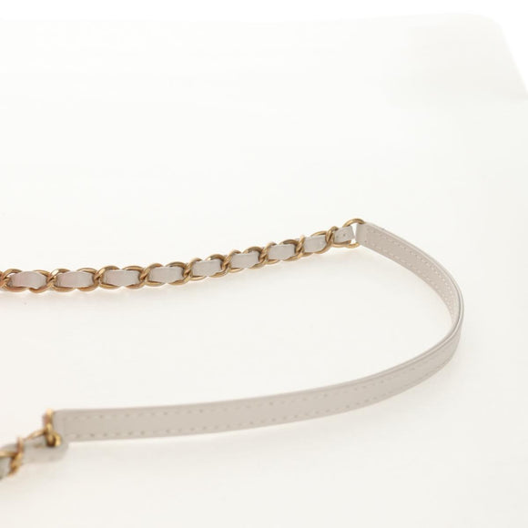 CHANEL 2019 SS Beach Ball Shoulder Bag Calf Skin Pink Gold CC Auth 143921SAM