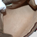 GUCCI GG Supreme Web Sherry Line Clutch Bag PVC Beige Gold 89 01 032 Auth 143928-10