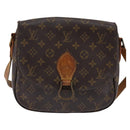 LOUIS VUITTON Monogram Saint Cloud GM Shoulder Bag M51242 LV Auth 143931-13