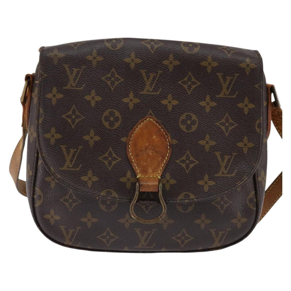 LOUIS VUITTON Monogram Saint Cloud GM Shoulder Bag M51242 LV Auth 143931