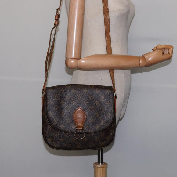 LOUIS VUITTON Monogram Saint Cloud GM Shoulder Bag M51242 LV Auth 143931