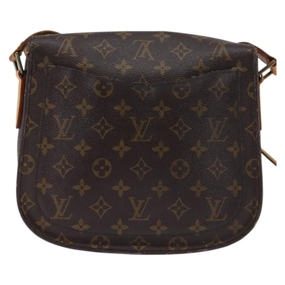 LOUIS VUITTON Monogram Saint Cloud GM Shoulder Bag M51242 LV Auth 143931