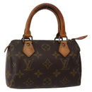 LOUIS VUITTON Monogram Mini Speedy Hand Bag M41534 LV Auth 143932-1