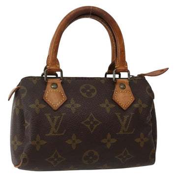 LOUIS VUITTON Monogram Mini Speedy Hand Bag M41534 LV Auth 143932