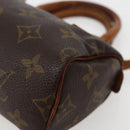 LOUIS VUITTON Monogram Mini Speedy Hand Bag M41534 LV Auth 143932-9