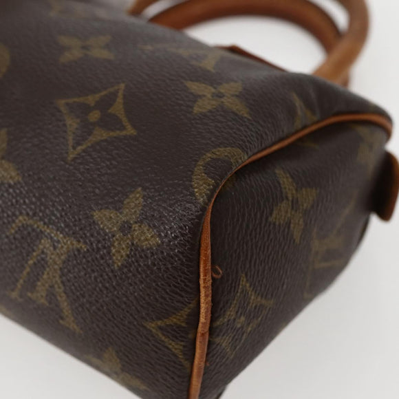 LOUIS VUITTON Monogram Mini Speedy Hand Bag M41534 LV Auth 143932