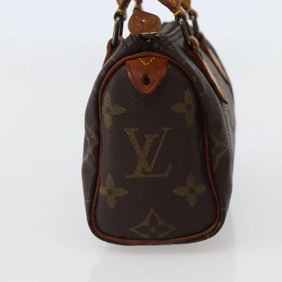 LOUIS VUITTON Monogram Mini Speedy Hand Bag M41534 LV Auth 143932