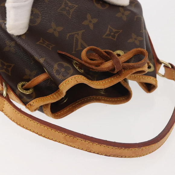 LOUIS VUITTON Monogram Mini Noe Hand Bag M42227 LV Auth 143935