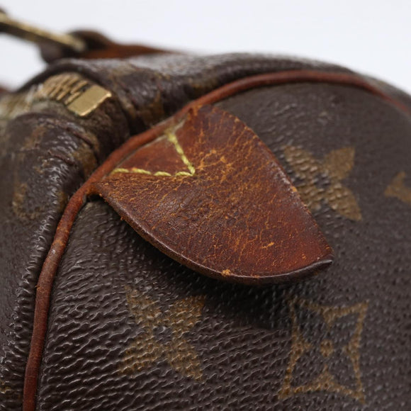 LOUIS VUITTON Monogram Speedy 25 Hand Bag M41528 LV Auth 143937