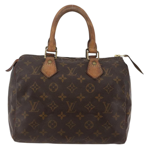 LOUIS VUITTON Monogram Speedy 25 Hand Bag M41528 LV Auth 143937