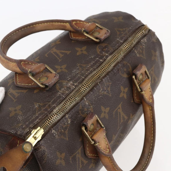 LOUIS VUITTON Monogram Speedy 25 Hand Bag M41528 LV Auth 143937