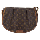 LOUIS VUITTON Monogram Menilmontant PM Shoulder Bag M40474 LV Auth 143941-13