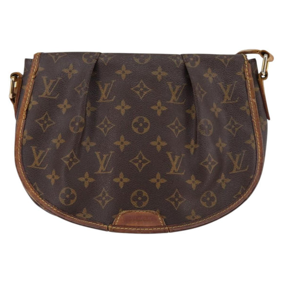 LOUIS VUITTON Monogram Menilmontant PM Shoulder Bag M40474 LV Auth 143941