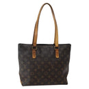 LOUIS VUITTON Monogram Cabas Piano Tote Bag M51148 LV Auth 143942-1