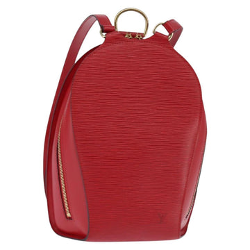 LOUIS VUITTON Epi Mabillon Backpack Castilian Red M52237 LV Auth 143945