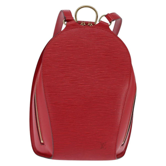 LOUIS VUITTON Epi Mabillon Backpack Castilian Red M52237 LV Auth 143945