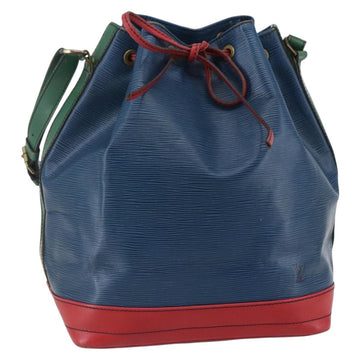 LOUIS VUITTON Epi Tricolor Noe Shoulder Bag Blue Red Green M44082 Auth 143946