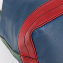 LOUIS VUITTON Epi Tricolor Noe Shoulder Bag Blue Red Green M44082 Auth 143946-15