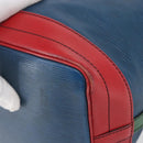LOUIS VUITTON Epi Tricolor Noe Shoulder Bag Blue Red Green M44082 Auth 143946-16