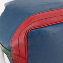 LOUIS VUITTON Epi Tricolor Noe Shoulder Bag Blue Red Green M44082 Auth 143946-17