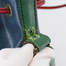 LOUIS VUITTON Epi Tricolor Noe Shoulder Bag Blue Red Green M44082 Auth 143946-11