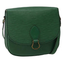 LOUIS VUITTON Epi Saint Cloud GM Shoulder Bag Green M52194 LV Auth 143947-1