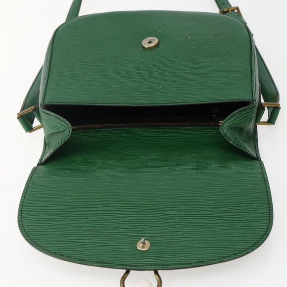 LOUIS VUITTON Epi Saint Cloud GM Shoulder Bag Green M52194 LV Auth 143947