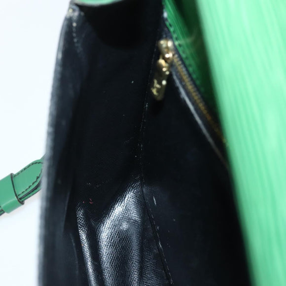 LOUIS VUITTON Epi Saint Cloud GM Shoulder Bag Green M52194 LV Auth 143947