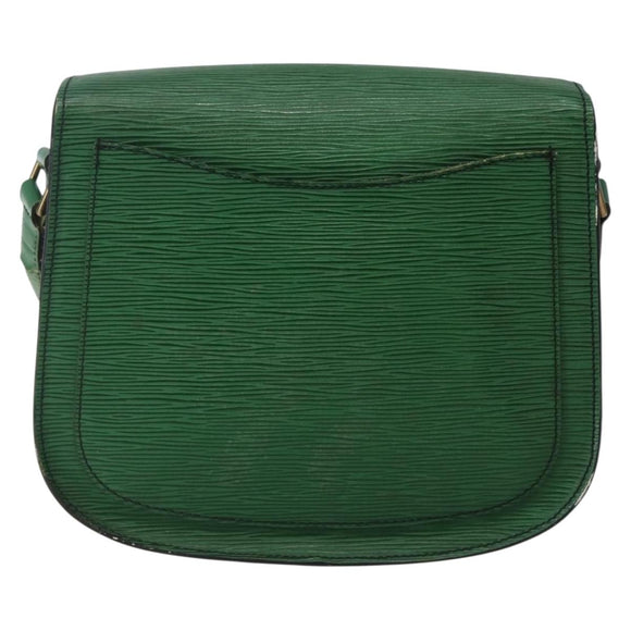 LOUIS VUITTON Epi Saint Cloud GM Shoulder Bag Green M52194 LV Auth 143947