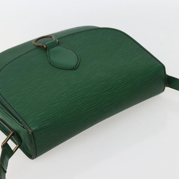 LOUIS VUITTON Epi Saint Cloud GM Shoulder Bag Green M52194 LV Auth 143947