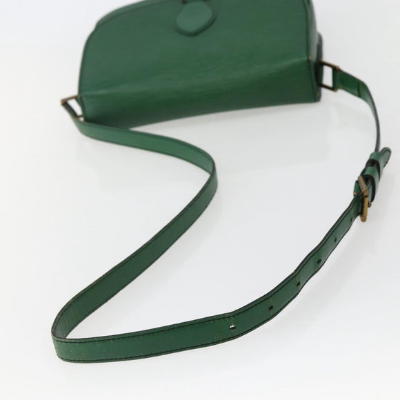LOUIS VUITTON Epi Saint Cloud GM Shoulder Bag Green M52194 LV Auth 143947