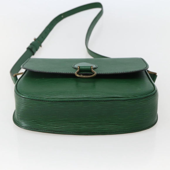 LOUIS VUITTON Epi Saint Cloud GM Shoulder Bag Green M52194 LV Auth 143947