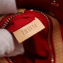 LOUIS VUITTON Monogram Vernis Reade PM Hand Bag Red Rouge M91088 LV Auth 143948-12