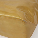 LOUIS VUITTON Monogram Vernis Reade MM Hand Bag Beige M91141 LV Auth 143950-9