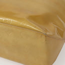 LOUIS VUITTON Monogram Vernis Reade MM Hand Bag Beige M91141 LV Auth 143950-15