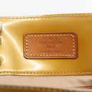LOUIS VUITTON Monogram Vernis Reade MM Hand Bag Beige M91141 LV Auth 143950-10