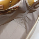 LOUIS VUITTON Monogram Vernis Reade MM Hand Bag Beige M91141 LV Auth 143950-18