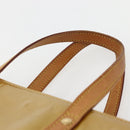 LOUIS VUITTON Monogram Vernis Reade MM Hand Bag Beige M91141 LV Auth 143950-8