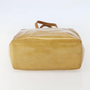 LOUIS VUITTON Monogram Vernis Reade MM Hand Bag Beige M91141 LV Auth 143950-5