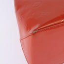 LOUIS VUITTON Monogram Vernis Wilshire PM Bag Orenge Sunset M93644 Auth 143951-9