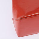 LOUIS VUITTON Monogram Vernis Wilshire PM Bag Orenge Sunset M93644 Auth 143951-15