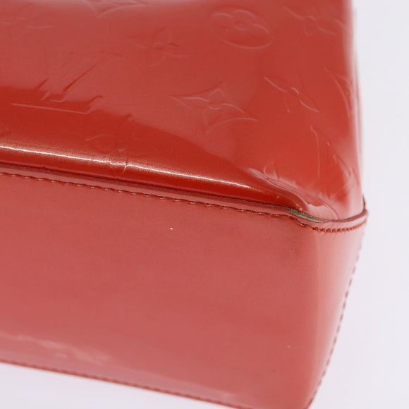 LOUIS VUITTON Monogram Vernis Wilshire PM Bag Orenge Sunset M93644 Auth 143951