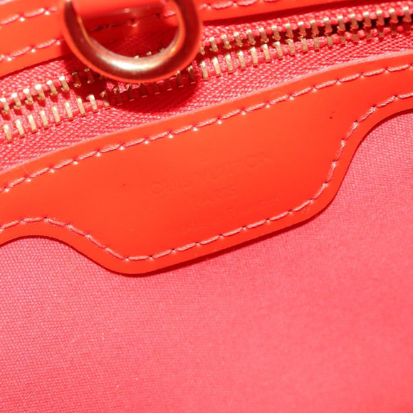 LOUIS VUITTON Monogram Vernis Wilshire PM Bag Orenge Sunset M93644 Auth 143951