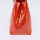 LOUIS VUITTON Monogram Vernis Wilshire PM Bag Orenge Sunset M93644 Auth 143951-3
