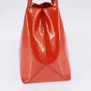 LOUIS VUITTON Monogram Vernis Wilshire PM Bag Orenge Sunset M93644 Auth 143951-4