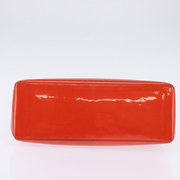 LOUIS VUITTON Monogram Vernis Wilshire PM Bag Orenge Sunset M93644 Auth 143951