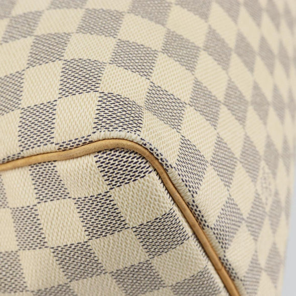 LOUIS VUITTON Damier Azur Speedy 25 Hand Bag N41534 LV Auth 143957V