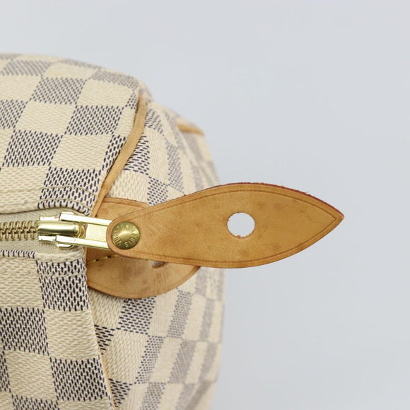 LOUIS VUITTON Damier Azur Speedy 25 Hand Bag N41534 LV Auth 143957V
