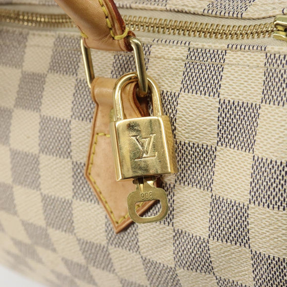 LOUIS VUITTON Damier Azur Speedy 25 Hand Bag N41534 LV Auth 143957V