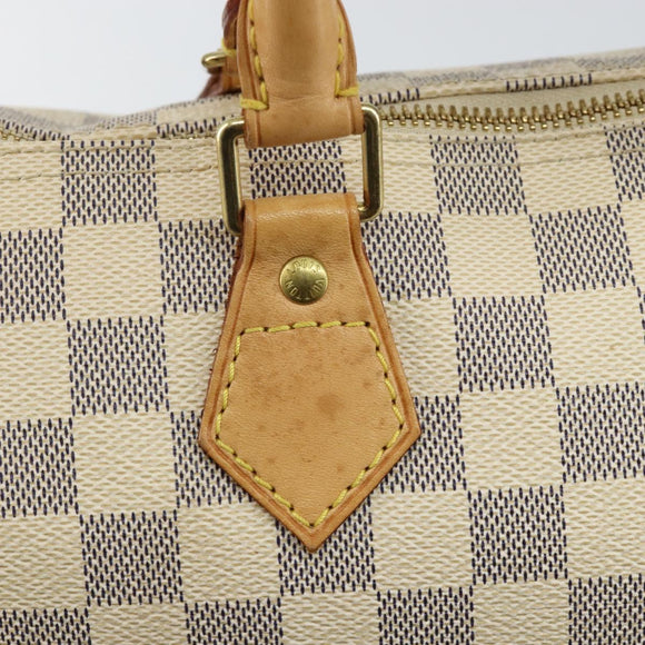 LOUIS VUITTON Damier Azur Speedy 25 Hand Bag N41534 LV Auth 143957V